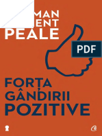 Forta Gândirii Pozitive de Norman Vincent Peale