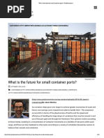 What Is The Future For Small Container Ports - PortEconomics