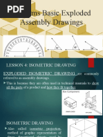 Performs Basic Exploded Assembly Drawings