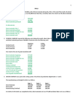 Cost Accounting Drills