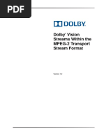 Dolby Vision Bitstreams in Mpeg 2 Transport Stream Multiplex v1.2