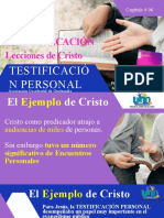 Seminario La Testificación Lecciones de Cristo