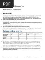 Placement Test