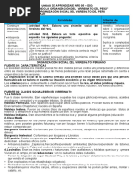 Hoja de Trabajo 06 - V Unidad - 2do - Organizacion Social Del Virreinato Del Peru