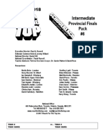 Intermediate: Provincial Finals Pack #6