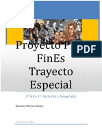 Proyecto Plan FinEs Trayecto Especial