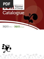 2011 Summer of Change Catalogue