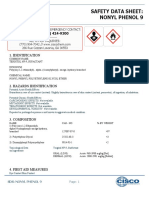 Nonyl Phenol 9 Sds