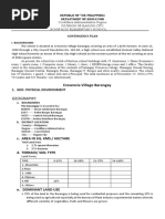 Contengency Plan - bONIFACIO Elementary School