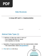 Lecture 2 - Arrays ADT