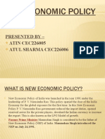 New Economic Policy 1991