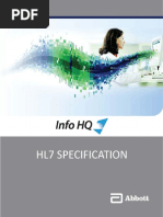 Info HQ HL7 Specification RevF (732037-00F)