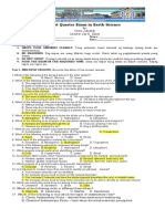 Earth Science-1st Quarter