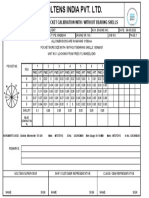 Main Bearing Blue Check Report