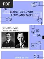 Bronsted-Lowry Acid and Base