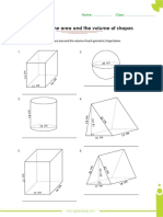 Calculating Surface Area and Volumes of Mixed Shapes