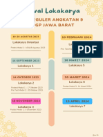 Jadwal Lokakarya CGP Angkatan 9