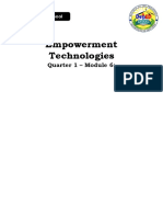 Empowerment Technologies Module 6