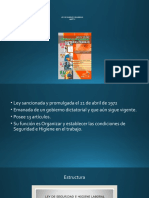 Ley de Higiene y Seguridad 19587 y Decreto 351