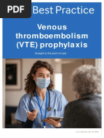 Venous Thromboembolism (VTE) Prophylaxis