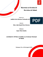 Actividad 3. - El Marco Juridico Del Sistema Nacional de Salud