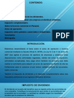 Presentación 1-Impuesto de Dividendo, Impuesto Complementario, Aviso de Operación