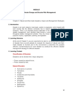 Module For Climate Change Chapter 5 Natural and Man Made Disasters