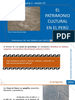 s15 - PPT - El Patrimonio Cultural en El Perú