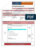 Sesión de Aprendizaje - El Método Científico