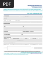 Customer Onboarding Form