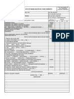 Checklist Mobilização de Funcionarios