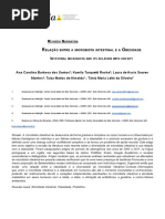 Relação Entre A Microbiota Intestinal e A Obesidade