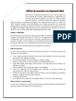 Trastorno Por Déficit de Atención Con Hiperactividad (TDAH)