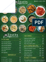 Ciacia Menu