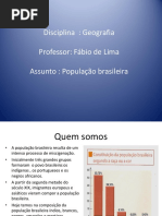 População Brasileira - Aula 01