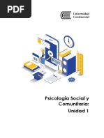 GUIA de APRENDIZAJE U1 Psicología Social y Comunitaria