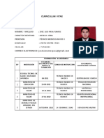 Curriculum Vitae Jose Luis