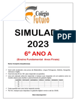 Simulado 6 Ano A - 2023