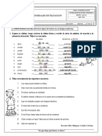 Ficha Acentuacion 6to COM