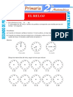 El Reloj para Segundo de Primaria