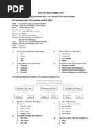 Soal PTS Bahasa Inggris