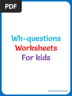 WH Question Worksheets