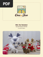 Milo Reindeer Amigurumi Crochet Pattern English