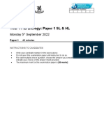 Year 11 Yearly Examination 2022 - Paper 1-1-1