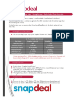 Snapdeal Project Details