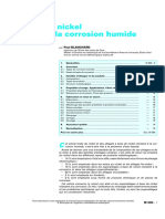 Alliages de Nickel Résistant À La Corrosion Humide