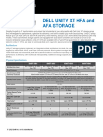 DELL UNITY XT HFA and AFA STORAGE