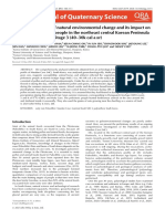 J Quaternary Science - 2021 - Yi - A Preliminary Study of Natural Environmental Change and Its Impact On Early Late