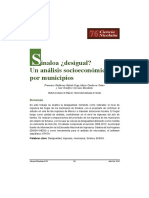 Inaloa ¿Desigual? Un Análisis Socioeconómico Por Municipios: Resumen