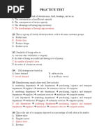 Keys - Practice Test